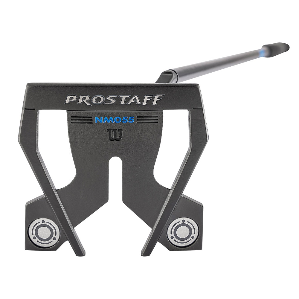 ウイルソンゴルフ（Wilson Golf）（メンズ）PROSTAFF NM055 パター(ロフト3度)艶消しブラックE-coatingオリジナルスチール