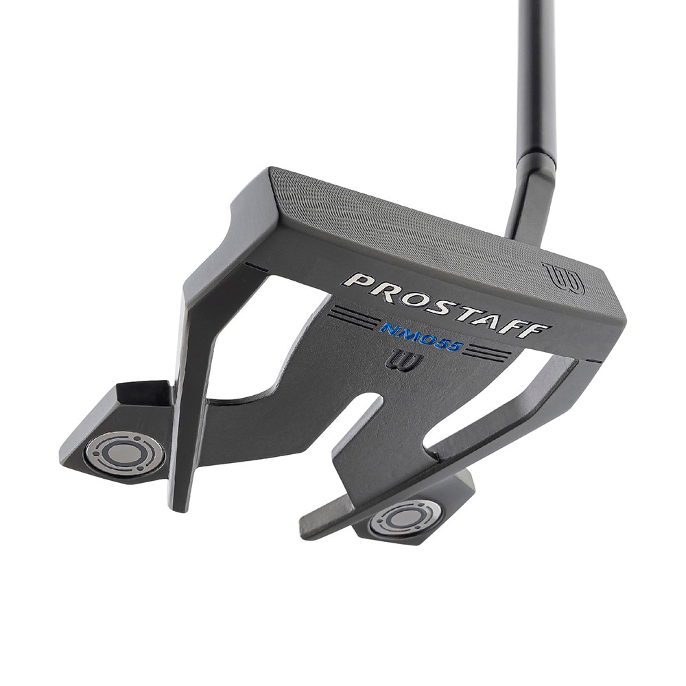 ウイルソンゴルフ（Wilson Golf）（メンズ）PROSTAFF NM055 パター(ロフト3度)艶消しブラックE-coatingオリジナルスチール