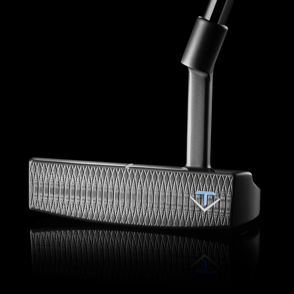 トゥーロンデザイン（TOULON）（メンズ）Alcatraz アルカトラズ MINI H1 パター(ロフト3度)Stepless Steel - Black