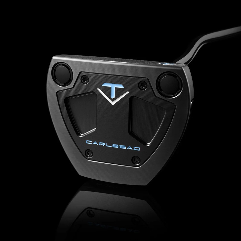 トゥーロンデザイン（TOULON）（メンズ）Carlesbad カールスバッド DB パター(ロフト3度)Stepless Steel - Black