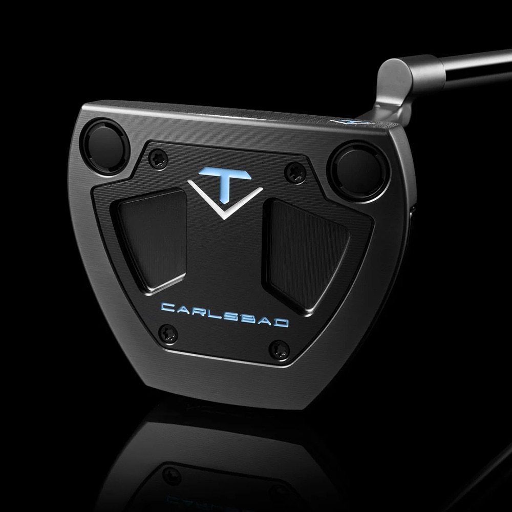 トゥーロンデザイン（TOULON）（メンズ）Carlesbad カールスバッド H1 パター(ロフト3度)Stepless Steel - Black