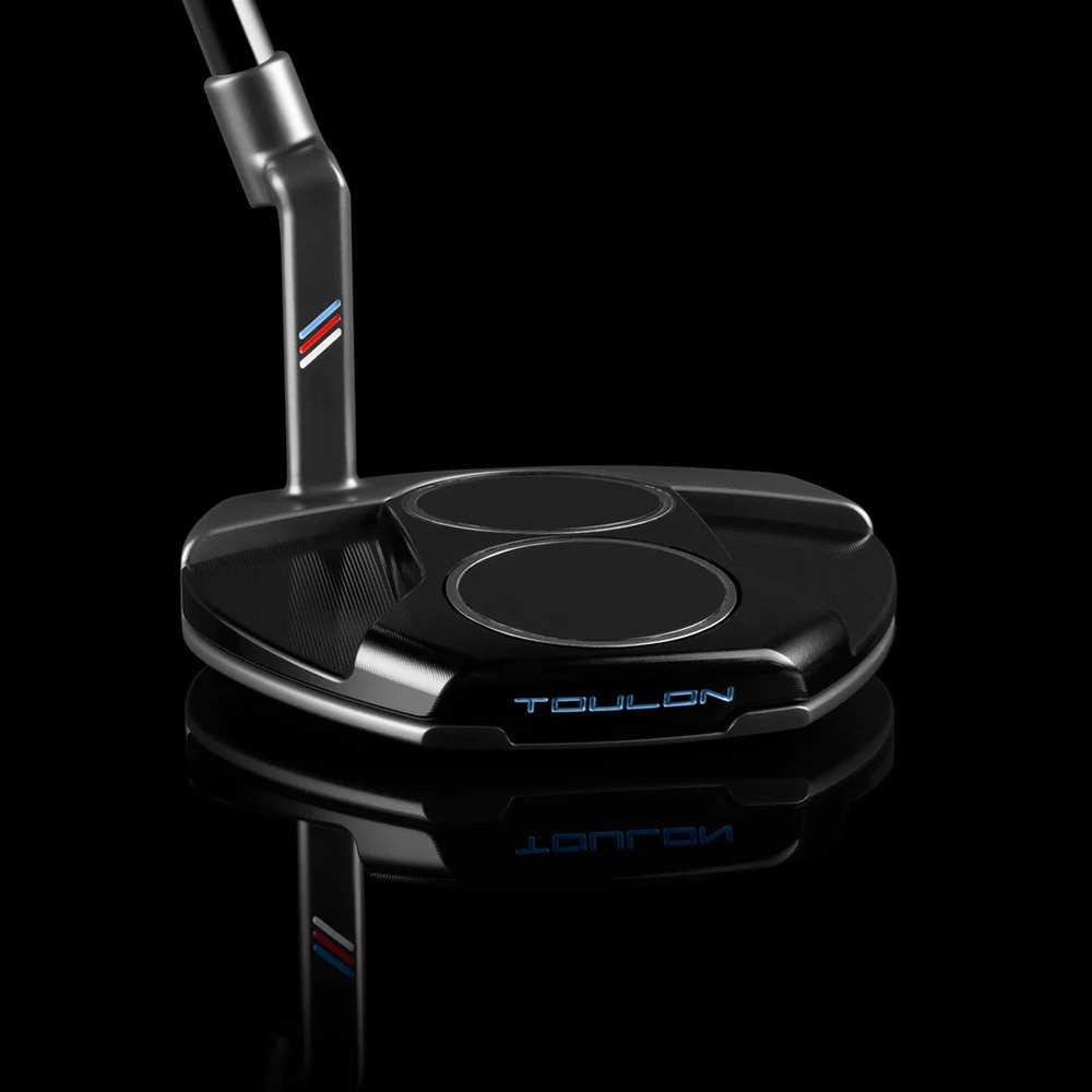 トゥーロンデザイン（TOULON）（メンズ）Carlesbad カールスバッド H1 パター(ロフト3度)Stepless Steel - Black