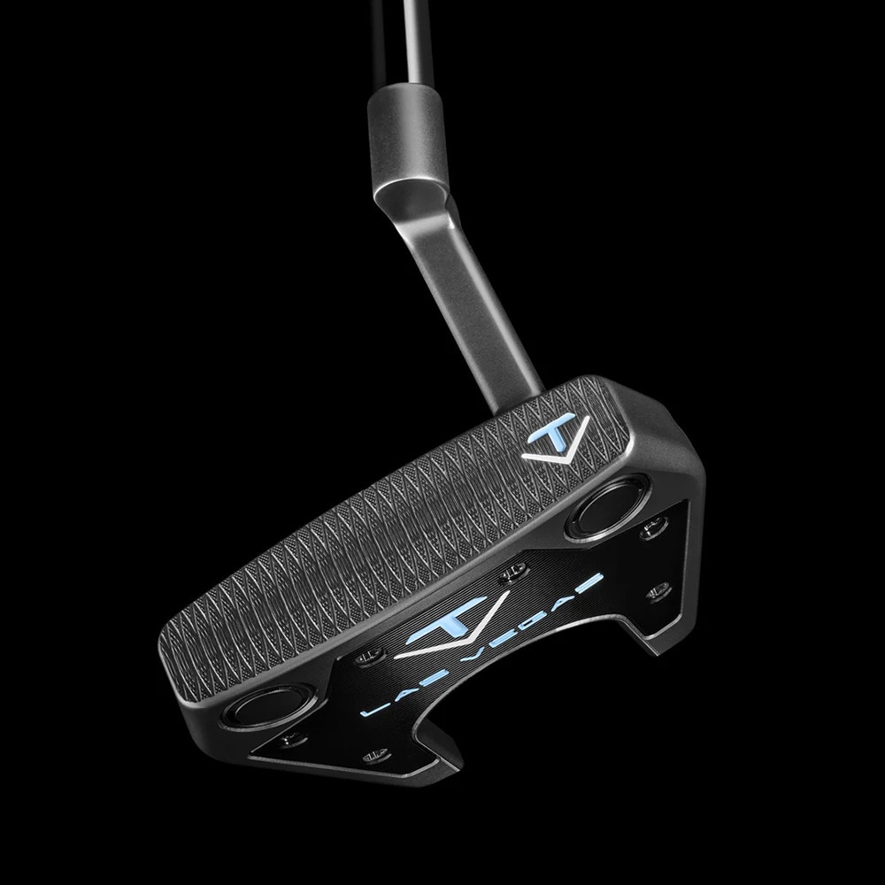 トゥーロンデザイン（TOULON）（メンズ）Las Vegas ラスベガス H1 パター(ロフト3度)Stepless Steel - Black