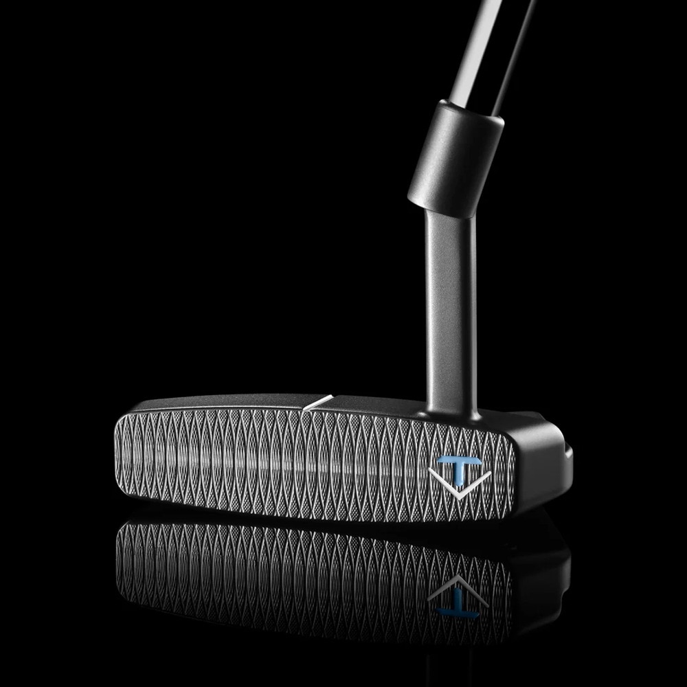 トゥーロンデザイン（TOULON）（メンズ）Las Vegas ラスベガス H1 パター(ロフト3度)Stepless Steel - Black