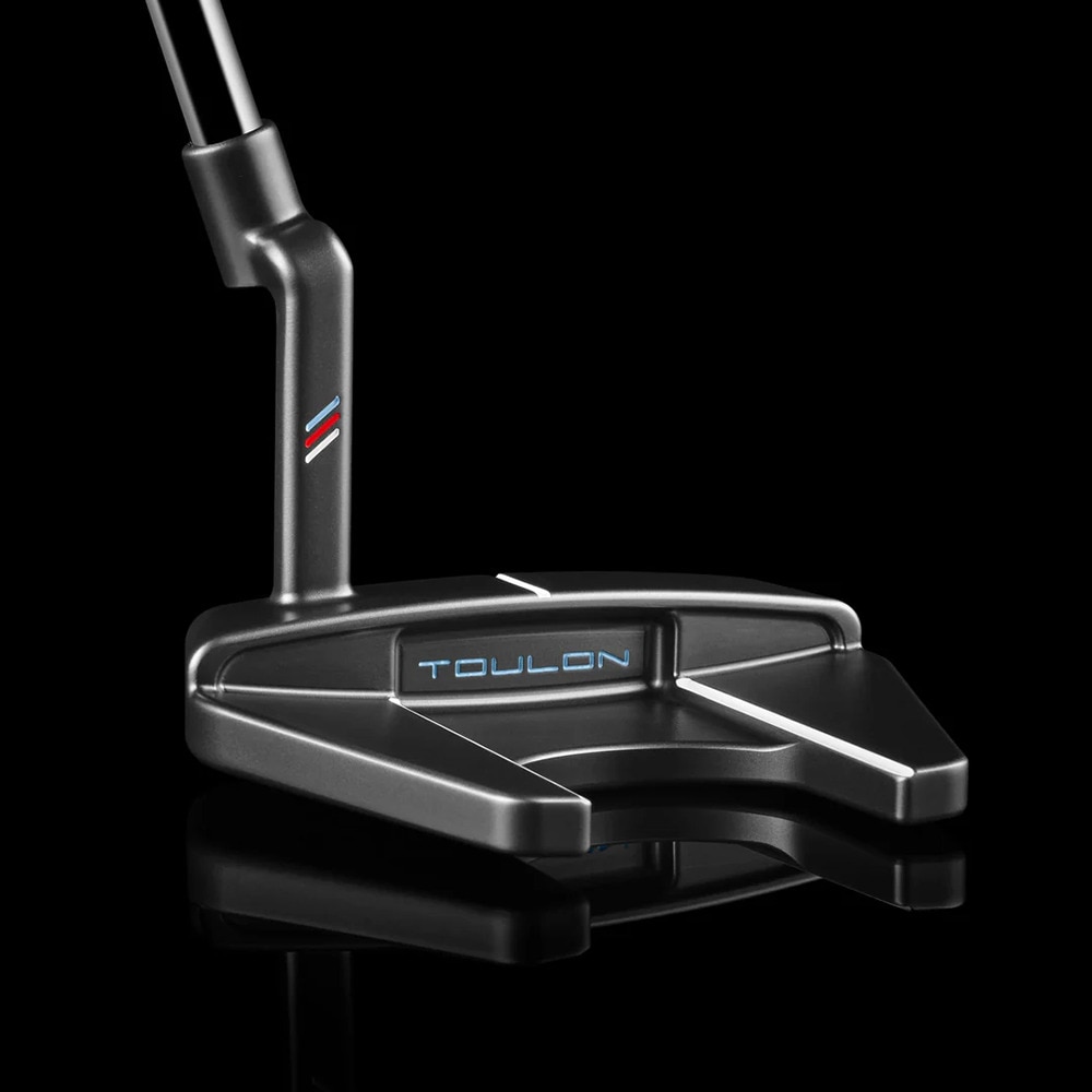 トゥーロンデザイン（TOULON）（メンズ）Las Vegas ラスベガス H1 パター(ロフト3度)Stepless Steel - Black