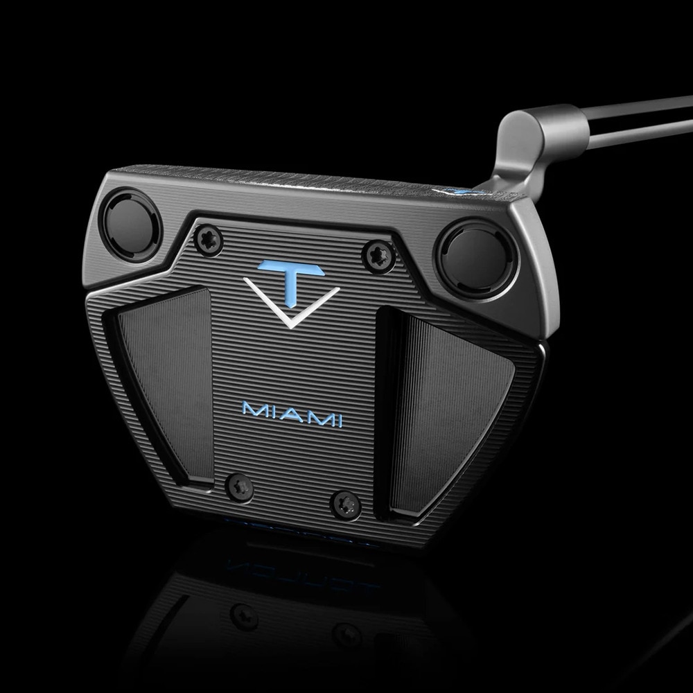 トゥーロンデザイン（TOULON）（メンズ）Miami マイアミ H1 パター(ロフト3度)Stepless Steel - Black