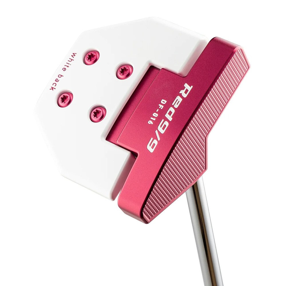 キャスコ（KASCO）（メンズ、レディース）レッド Red9/9 DELTA-FACE DF-016 角マレットパター(ロフト1.5度)KBS CT TOUR PUTTER