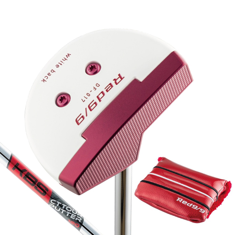 キャスコ（KASCO）（メンズ、レディース）レッド Red9/9 DF-017 パター(ロフト1.5度)KBS CT TOUR PUTTER