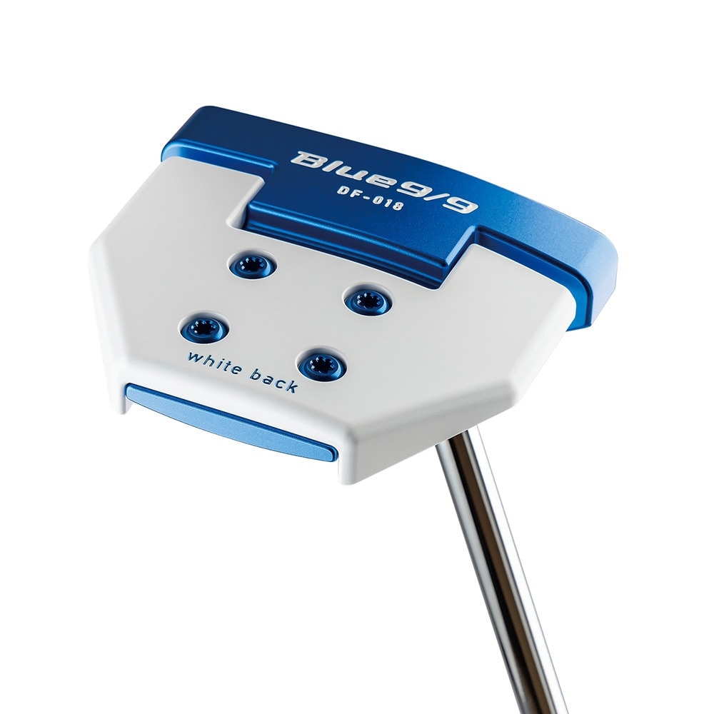 キャスコ（KASCO）（メンズ、レディース）Blue9/9 DELTA-FACE 角マレットパター(ロフト1.5度)KBS CT TOUR PUTTER