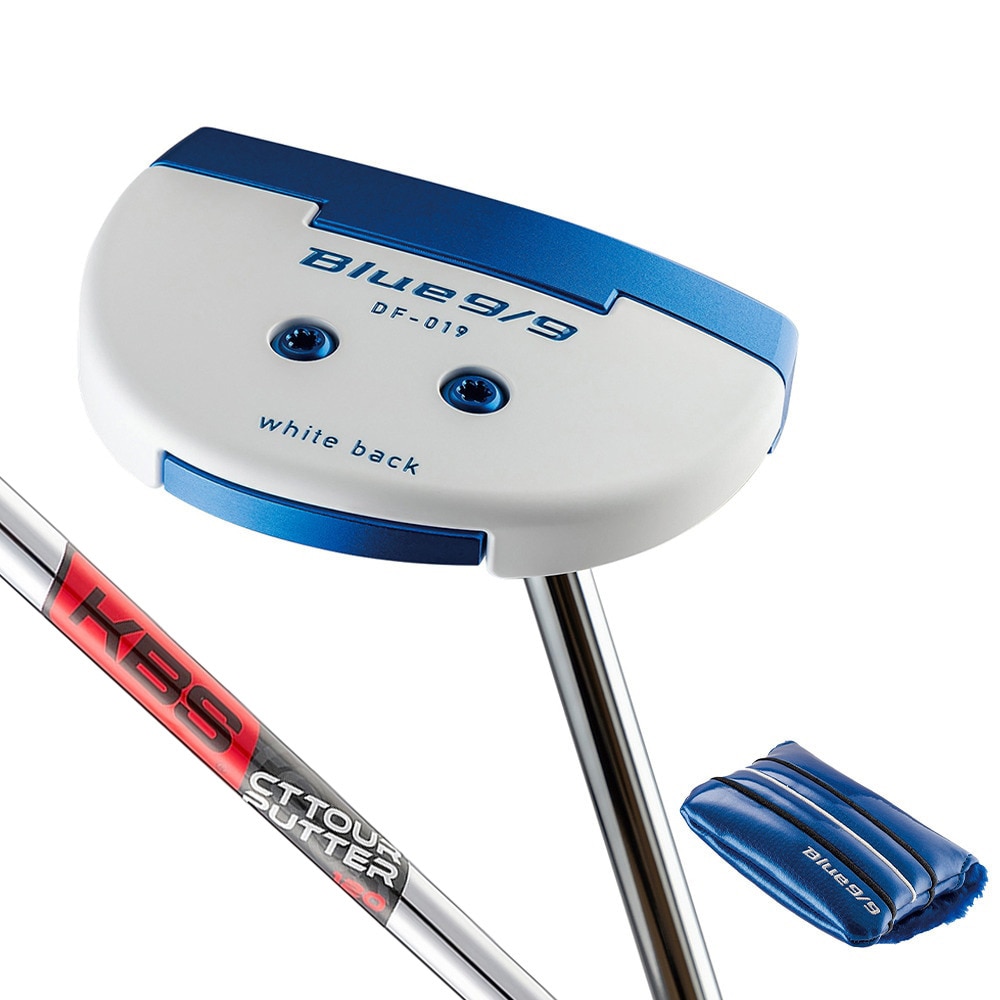 キャスコ（KASCO）（メンズ、レディース）Blue9/9 DELTA-FACE 丸マレットパター(ロフト1.5度)KBS CT TOUR PUTTER