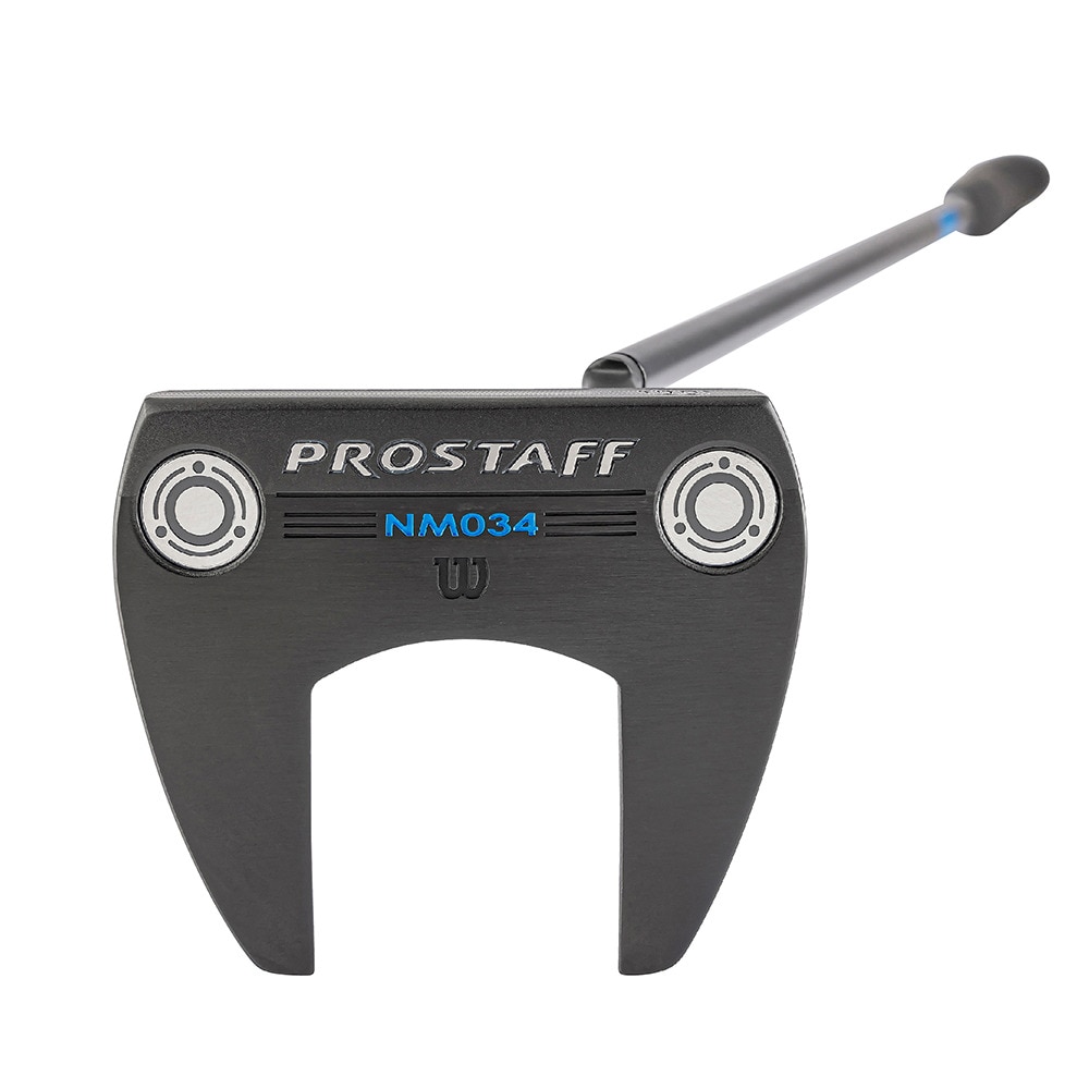 ウイルソンゴルフ（Wilson Golf）（メンズ）プロスタッフ PROSTAFF NM034 パター(ロフト3度)艶消しブラックE-coatingオリジナルスチール