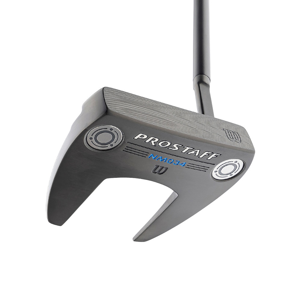 ウイルソンゴルフ（Wilson Golf）（メンズ）プロスタッフ PROSTAFF NM034 パター(ロフト3度)艶消しブラックE-coatingオリジナルスチール