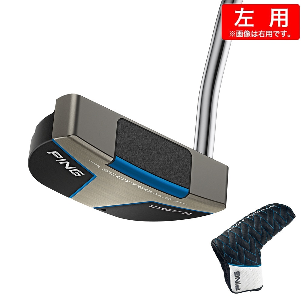 ピン 左用 SCOTTSDALE スコッツデール DS72 パター(ロフト3度)Stepless Steel 34.0 0 ゴルフクラブ