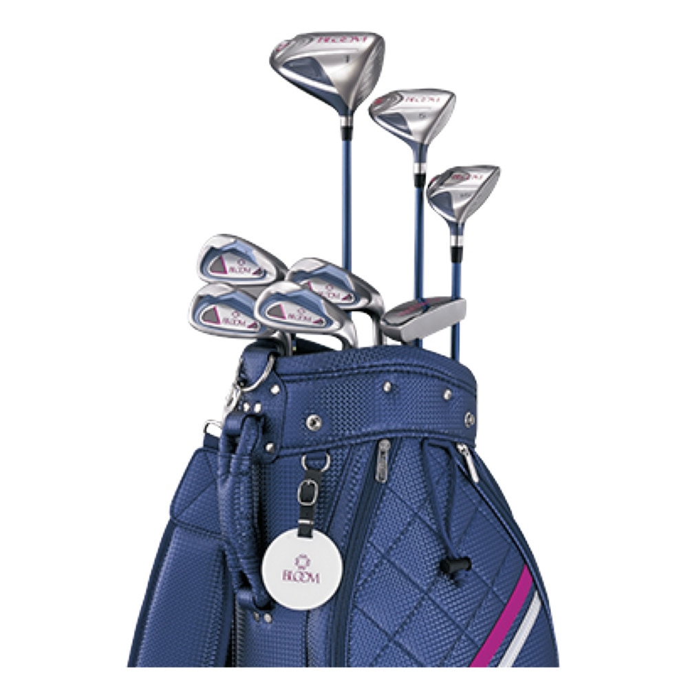 ゴルフクラブセット レディース BLOOM PACKAGE SET フルセット (W1、W5、HBW5、I7、I9、PW、SW、PT) 