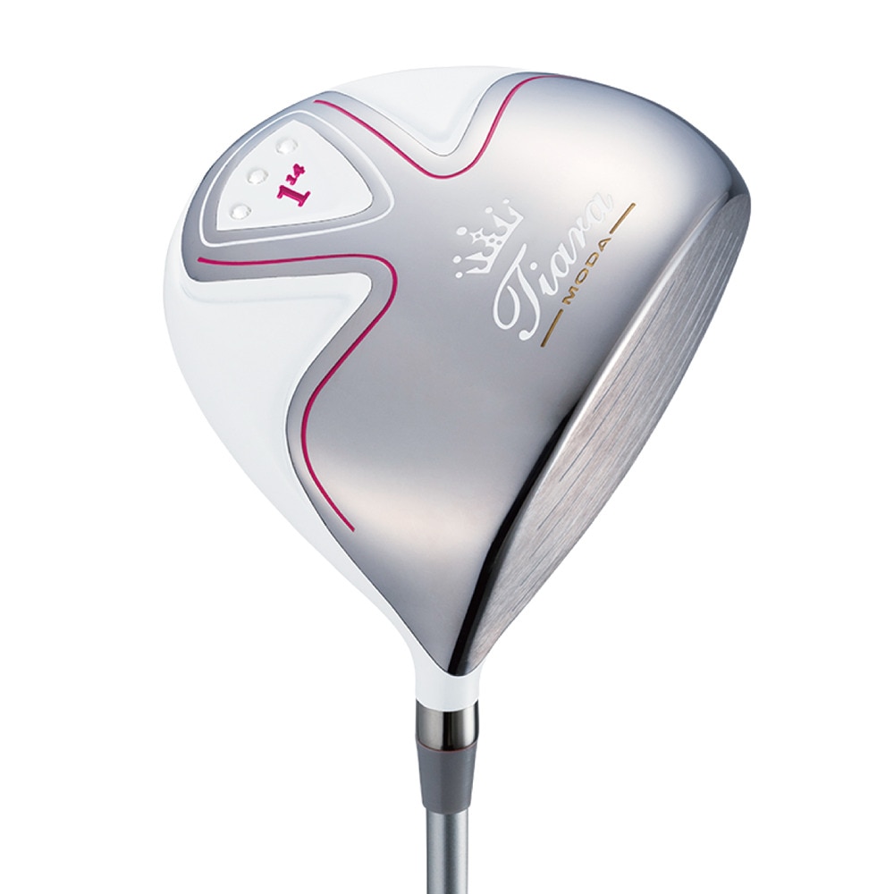 ウイルソンゴルフ（Wilson Golf）（レディース）ゴルフクラブセット TIARA MODA 8本セット(1W、F4、H5、7I、9I、PW、SW、PT)オリジナルカーボン WHT 176994