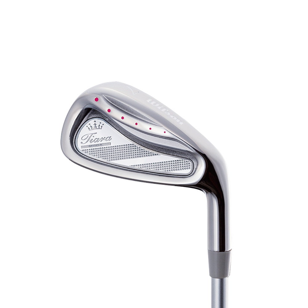 ウイルソンゴルフ（Wilson Golf）（レディース）ゴルフクラブセット TIARA MODA 8本セット(1W、F4、H5、7I、9I、PW、SW、PT)オリジナルカーボン WHT 176994