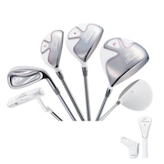 (レディース)ゴルフクラブセット TIARA MODA 8本セット(1W、F4、H5、7I、9I、PW、SW、PT)オリジナルカーボン WHT 176994