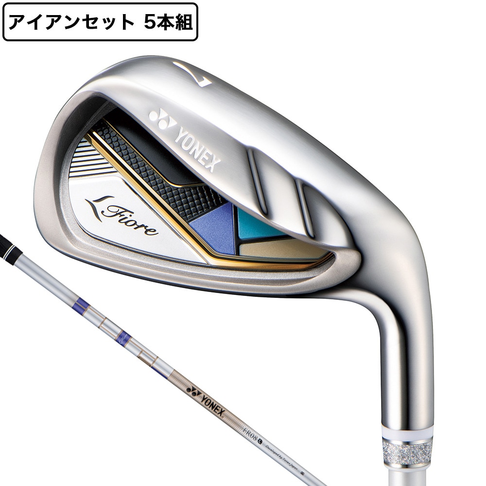 ヨネックス（YONEX）（レディース）フィオーレ FIORE アイアンセット 5本(7I～9I、PW、SW)FR08