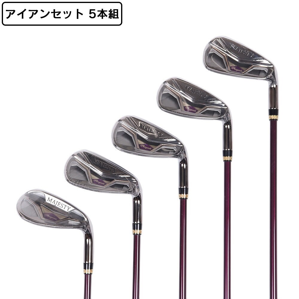 MAJESTY アイアンセット レディス 5本 Royale (7I PW、SW)MAJESTY TL540 Ｌ 0 ゴルフの画像