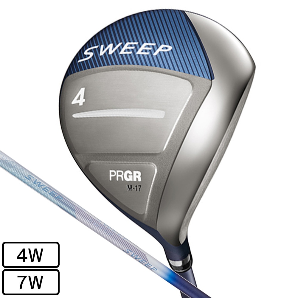 プロギア（PRGR）（レディース）SWEEP フェアウェイウッド(7W、ロフト24度)NEW スプリングシャフト