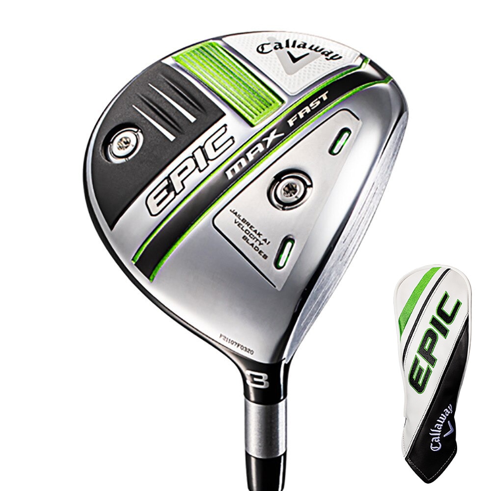 キャロウェイ（CALLAWAY）（レディース）EPIC MAX FAST フェアウェイウッド(W3 ロフト15度)ELDIO 40 for Callaway