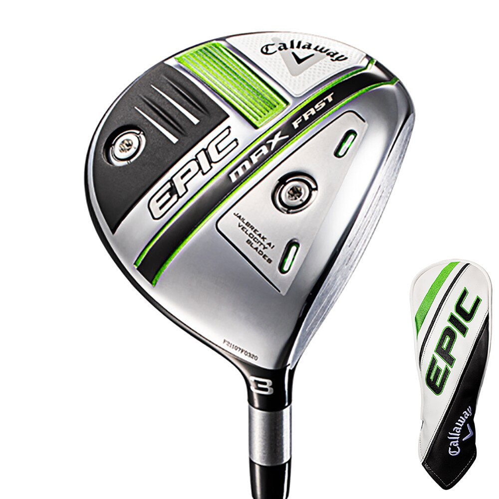 キャロウェイ（CALLAWAY）（レディース）EPIC MAX FAST フェアウェイウッド(W7 ロフト21度)ELDIO 40 for Callaway