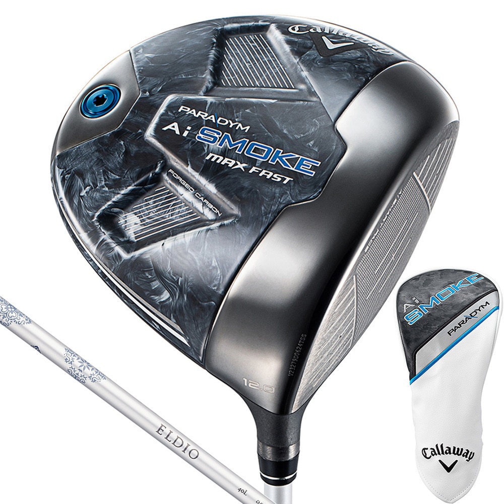 キャロウェイ（CALLAWAY）（レディース）パラダイム Ai スモーク MAX FAST ドライバー(1W、ロフト12度)ELDIO 40 for Callaway