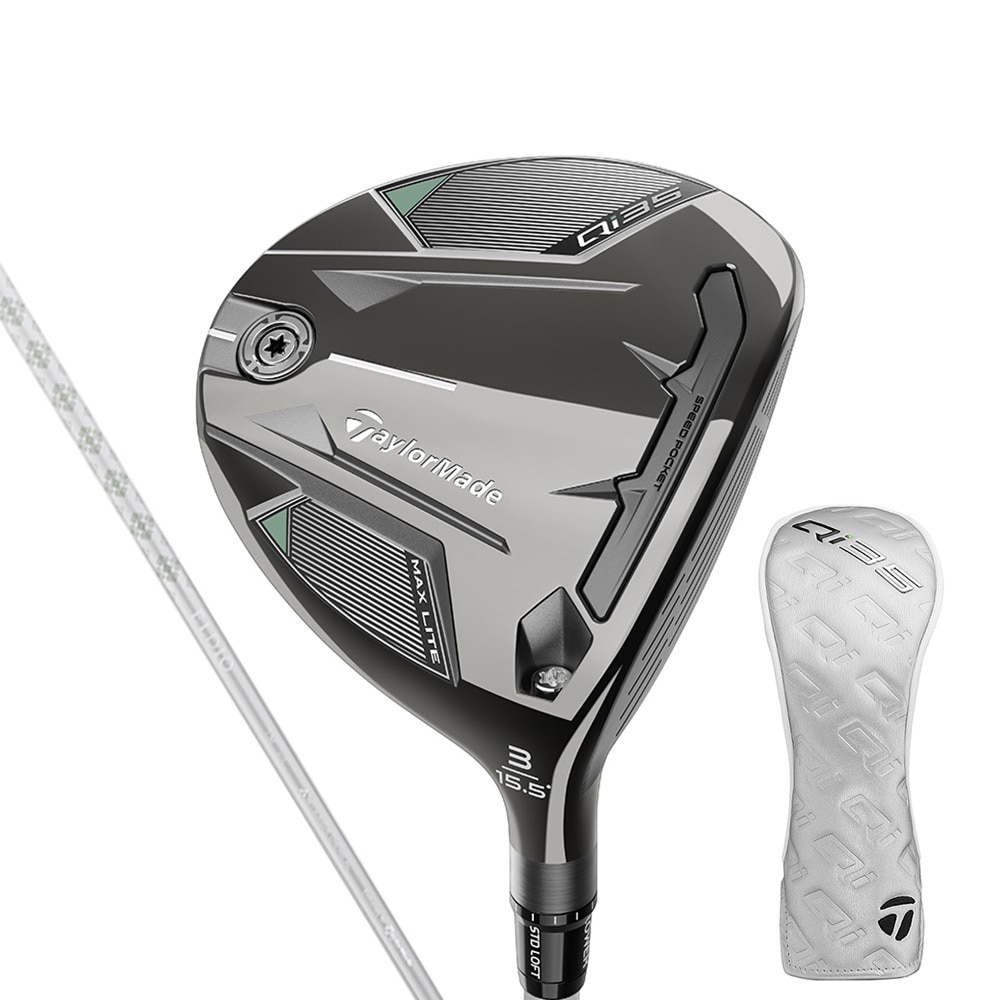テーラーメイド（TAYLORMADE）（レディース）Qi35 MAX LITE フェアウェイウッド(3W ロフト15.5度)ELDIO TM40