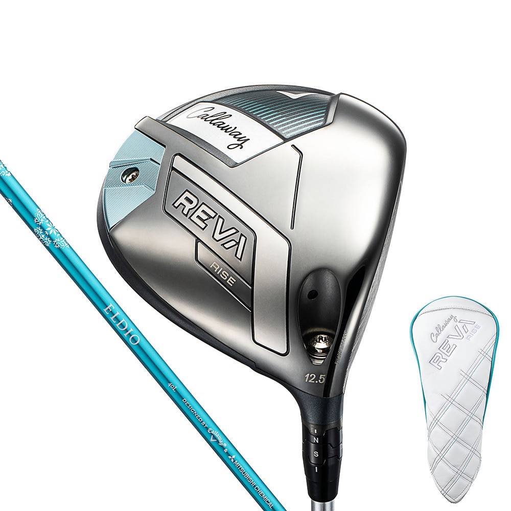 キャロウェイ（CALLAWAY）（レディース）REVA RISE レヴァ ライズ ドライバー(1W ロフト12.5度)ELDIO 40 for Callaway LDY