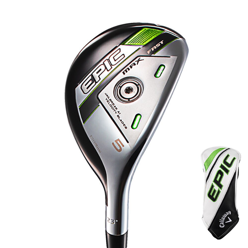 キャロウェイ（CALLAWAY）（レディース）EPIC MAX FAST ユーティリティ(5H ロフト23度)ELDIO 40 for Callaway
