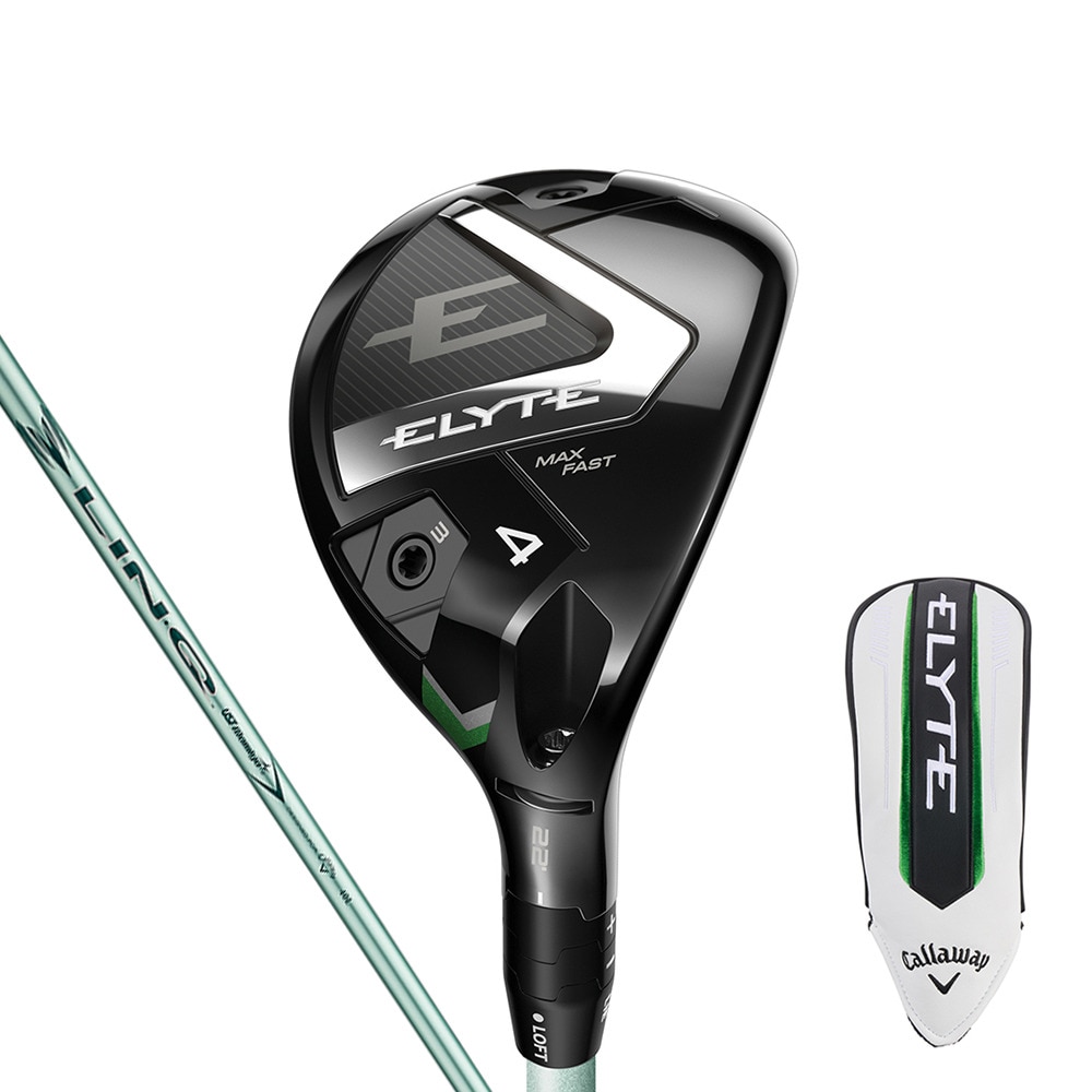 キャロウェイ エリート ELYTE MAX FAST ユーティリティ(6H ロフト28度)LIN-Q GREEN 40 for Callaway LDY A 0 ゴルフクラブ