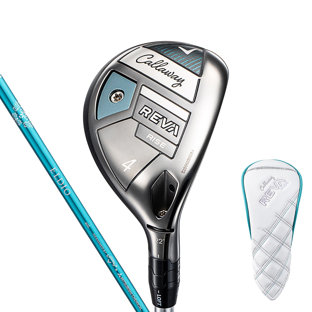 キャロウェイ（CALLAWAY）（レディース）REVA RISE レヴァ ライズ ユーティリティ(6H ロフト30度)ELDIO 40 for Callaway LDY