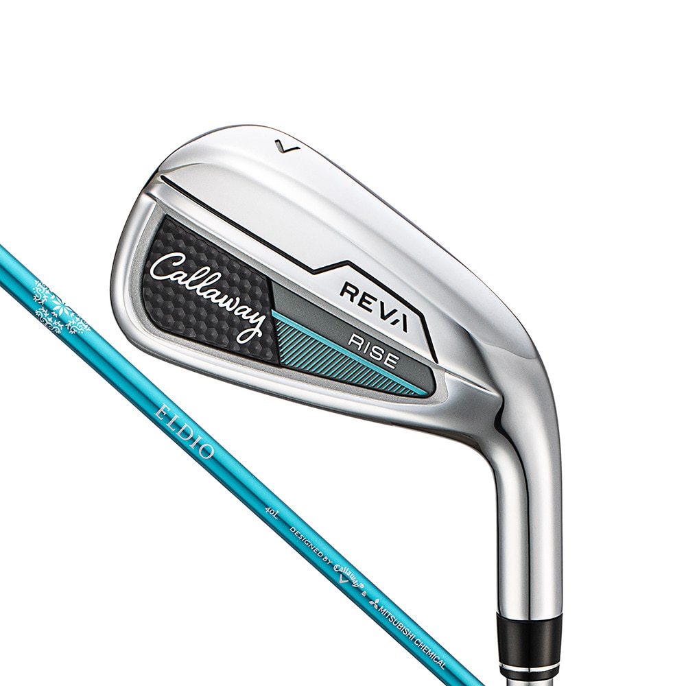 キャロウェイ（CALLAWAY）（レディース）REVA RISE レヴァ ライズ アイアン(SW ロフト56度)ELDIO 40 for Callaway LDY