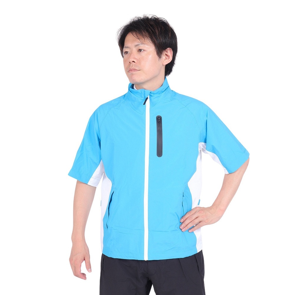パフォーマンスギア（PG）（メンズ）ゴルフウェア アウター 2WAY レインウェア レインスーツ セットアップ 上下セット 401PG21JJ0401 BLU