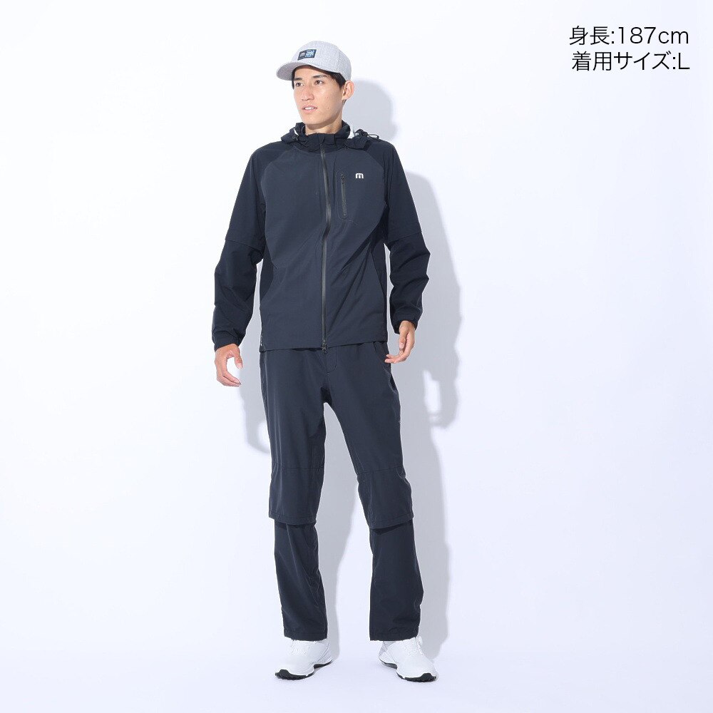 トラヴィスマシュー（Travis Mathew）（メンズ）ゴルフウェア VERS SETUP レインウェア セットアップ 上下セット SS22 7AF070 0BLK