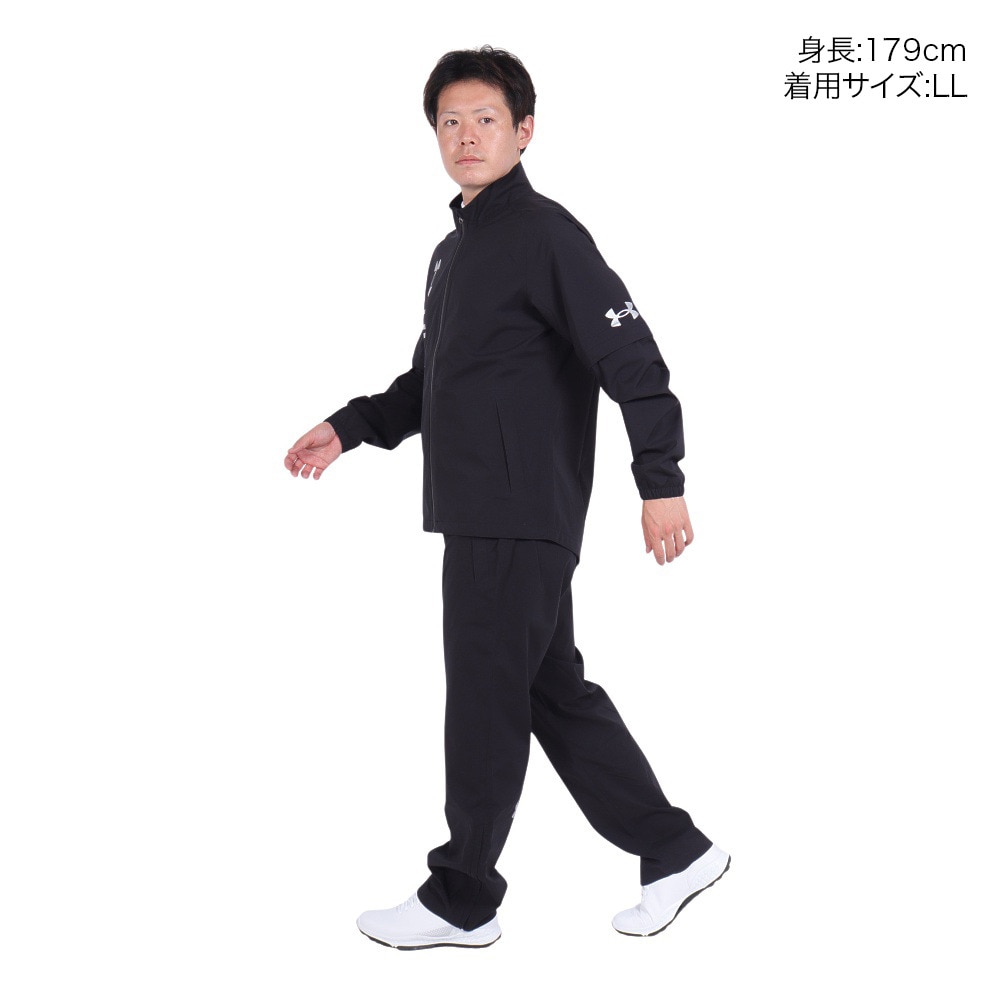 アンダーアーマー（UNDER ARMOUR）（メンズ）ゴルフウェア アウター 撥水 軽量 レインウェア ストーム パッカブル レインスーツ 1384870 001