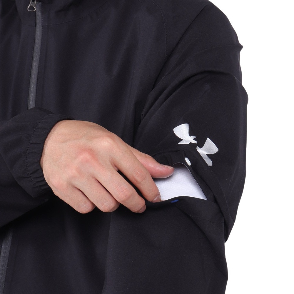 アンダーアーマー（UNDER ARMOUR）（メンズ）ゴルフウェア アウター 撥水 軽量 レインウェア ストーム パッカブル レインスーツ 1384870 001