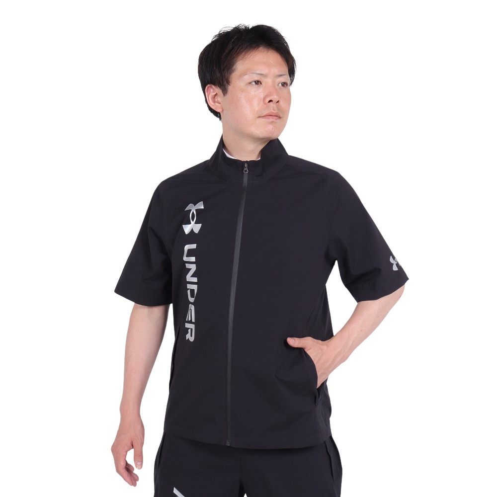 アンダーアーマー（UNDER ARMOUR）（メンズ）ゴルフウェア アウター 撥水 軽量 レインウェア ストーム パッカブル レインスーツ 1384870 001