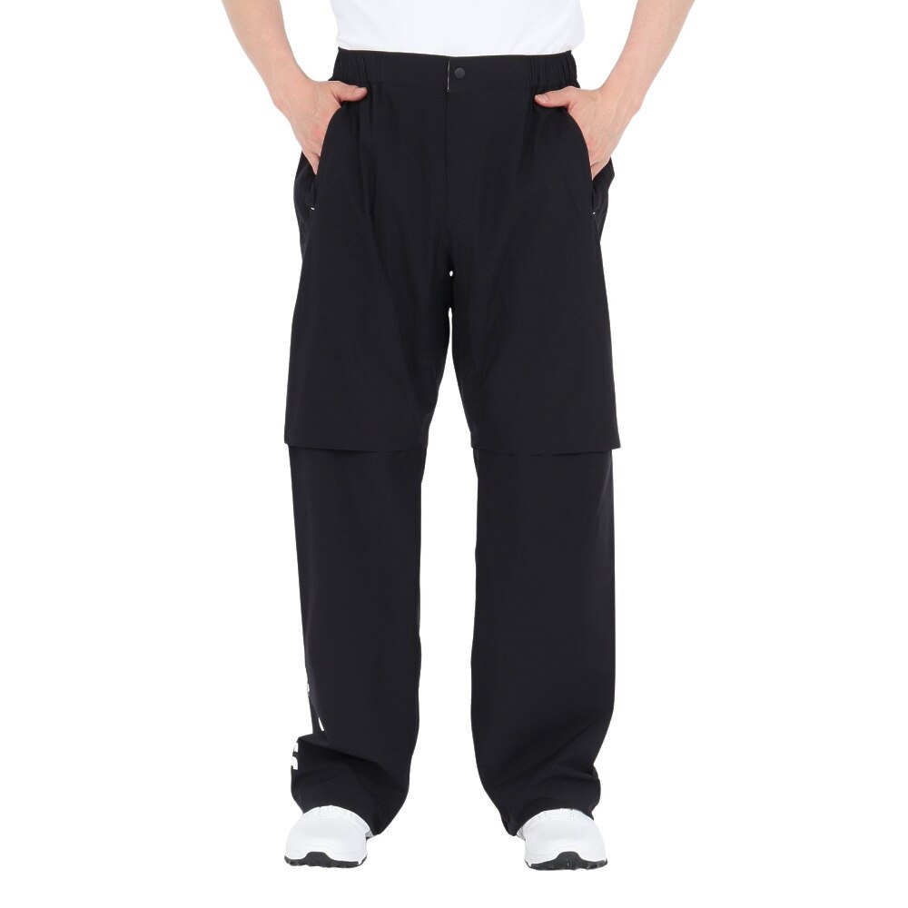 ルコックスポルティフ（lecoqsportif）（メンズ）ゴルフウェア 耐水 ストレッチフォーサー レインウェア 上下セット 収納袋付き QGMXJH00W BG00
