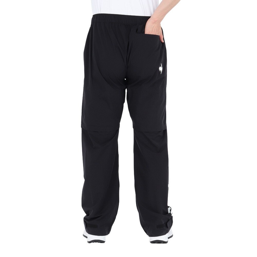 ルコックスポルティフ（lecoqsportif）（メンズ）ゴルフウェア 耐水 ストレッチフォーサー レインウェア 上下セット 収納袋付き QGMXJH00W BG00
