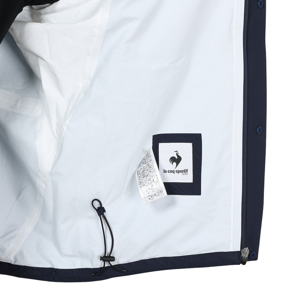 ルコックスポルティフ（lecoqsportif）（メンズ）ゴルフウェア アウター 耐水 軽量 レインウェア フォーサー セットアップ 上下セット QGMXJH00W NV00