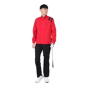 (メンズ)ゴルフウェア 軽量 ロゴ レインウェア 防水 耐水 2WAY仕様 ストレッチ 上下セット QGMTJH00W RD00