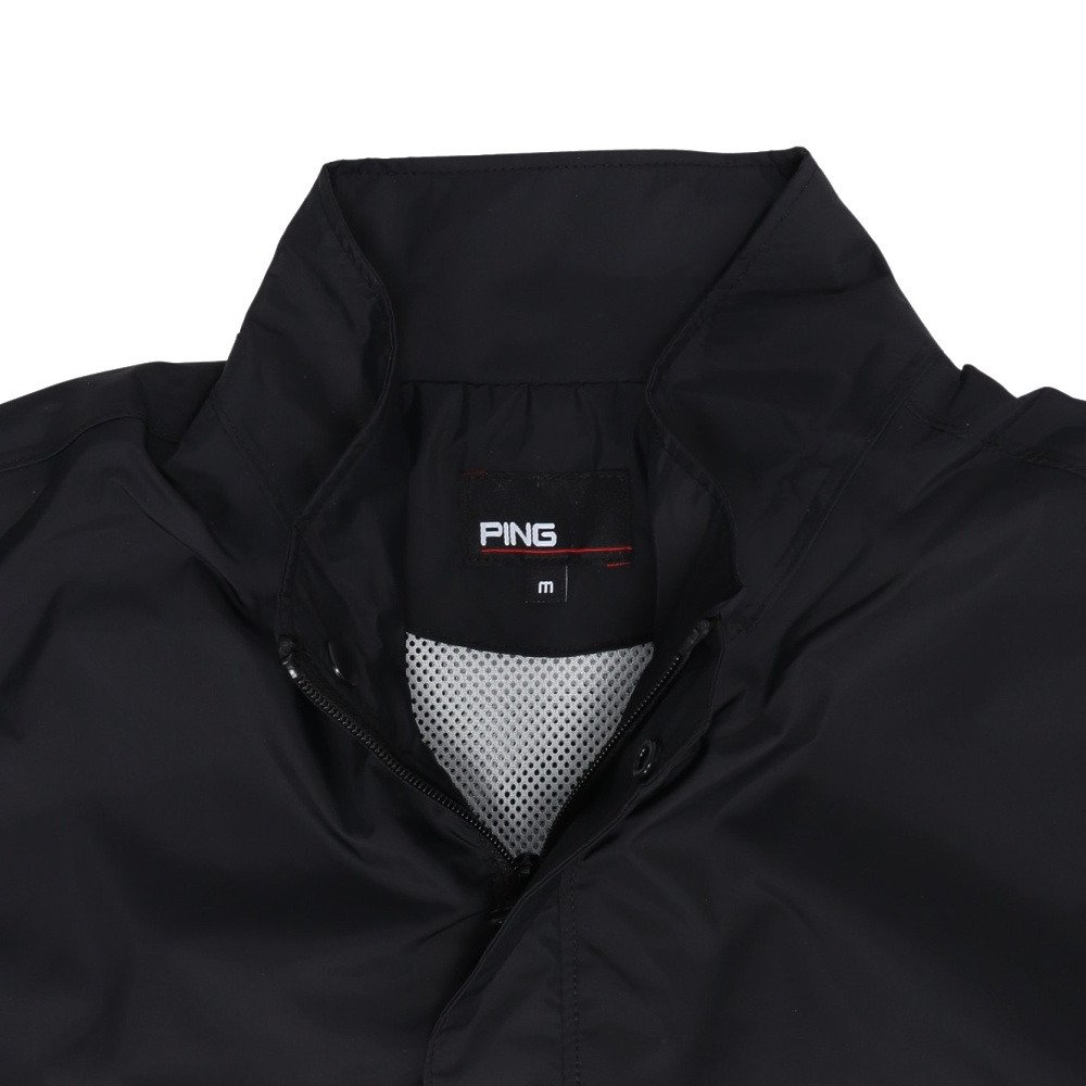 【美品値下げ】PING ジャケット　ブラック　ゴルフウエア　M PING（ピン） ゴルフウェア 長袖セーター 秋 冬 23FWフルジップニット