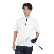 ハーレー（HURLEY）（メンズ）ゴルフウェア メンズ レインウェア 撥水 防水 耐水 プルオーバー 半袖シャツ PHANTOM MJK2200003-OWHT