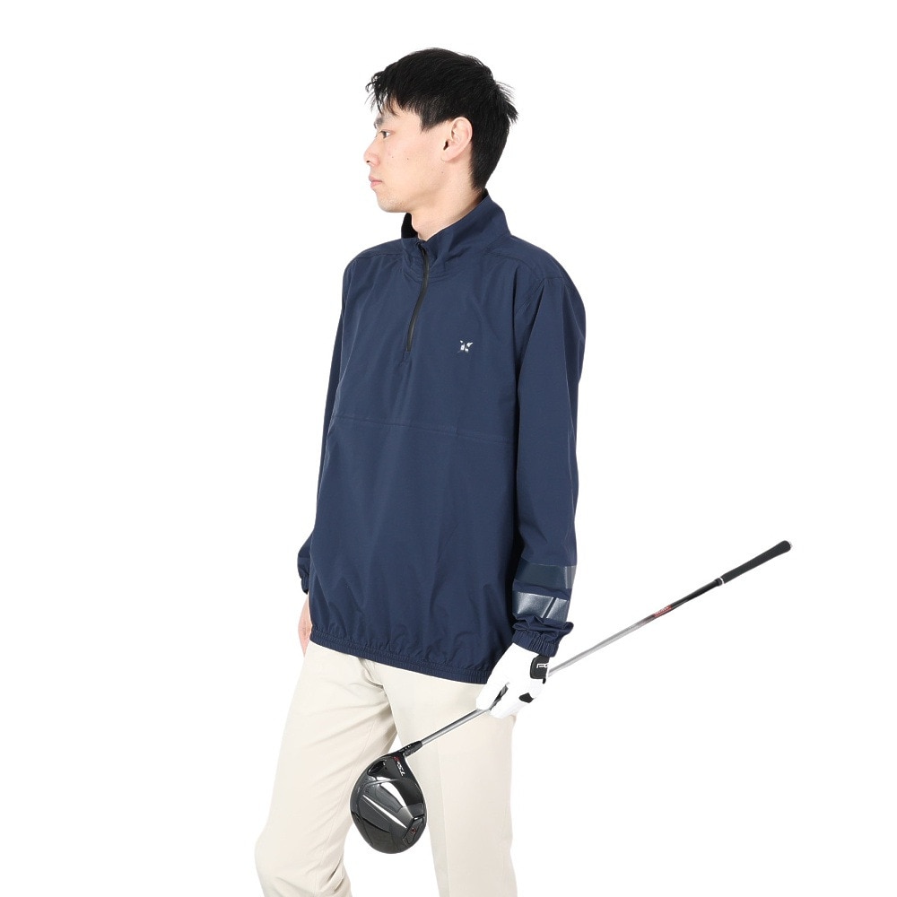 ハーレー（HURLEY）（メンズ）ゴルフウェア アウター 防風 軽量 レインウェア PHANTOM RAIN PULLOVER VMI-MJK2200002-OBS