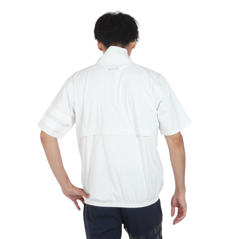 ハーレー（HURLEY）（メンズ）ゴルフウェア レインウェア 撥水 防水 耐水 プルオーバー 半袖シャツ PHANTOM MJK2200003-OWHT