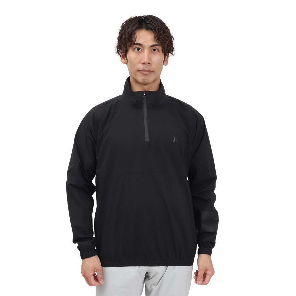 ハーレー（HURLEY）（メンズ）ゴルフウェア ファントム レイン 長袖 プルオーバー MGRN251098-BLK