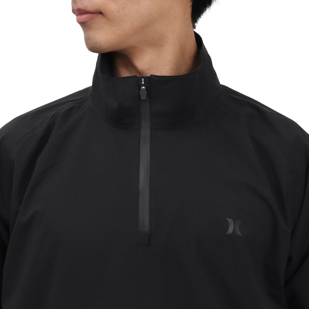 ハーレー（HURLEY）（メンズ）ゴルフウェア ファントム レイン 長袖 プルオーバー MGRN251098-BLK