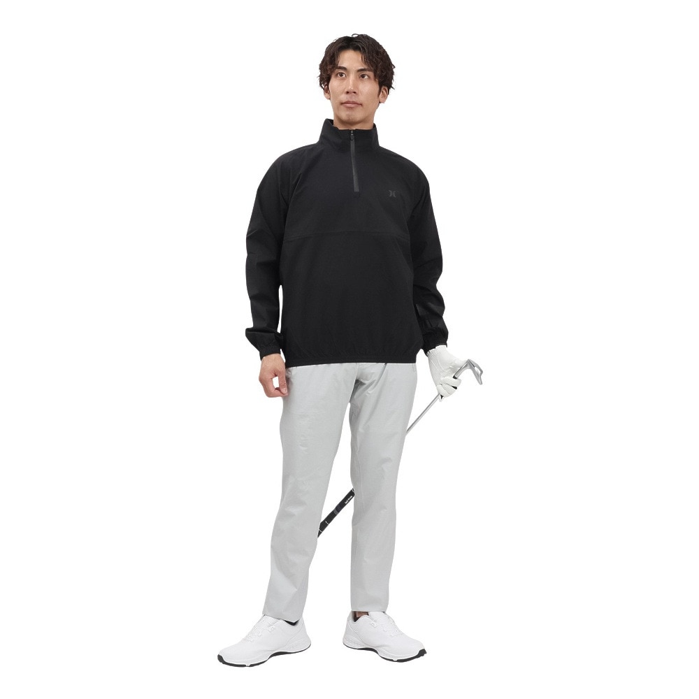 ハーレー（HURLEY）（メンズ）ゴルフウェア ファントム レイン 長袖 プルオーバー MGRN251098-BLK