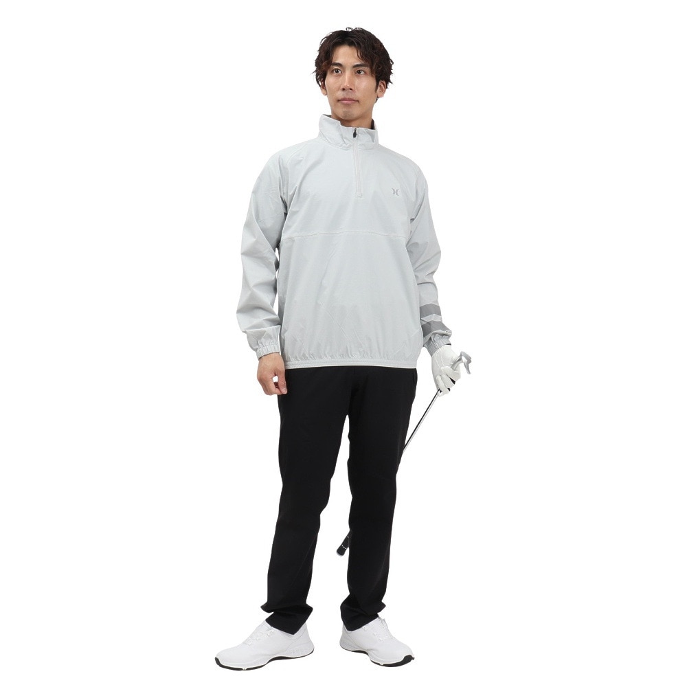 ハーレー（HURLEY）（メンズ）ゴルフウェア ファントム レイン 長袖 プルオーバー MGRN251098-SGY